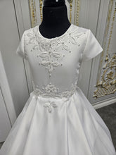 Load image into Gallery viewer, COMMUNION DRESS KINDLE EXCLUSIVE Sweetie Pie Girls White Communion Dress:-KD585
