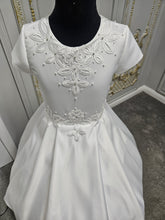 Load image into Gallery viewer, COMMUNION DRESS KINDLE EXCLUSIVE Sweetie Pie Girls White Communion Dress:-KD585
