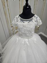 Load image into Gallery viewer, COMMUNION DRESS KINDLE EXCLUSIVE Sweetie Pie Girls White Communion Dress:-KD578
