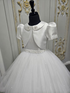 COMMUNION DRESS Isabella Girls White Communion Dress IS26380 EXCLUSIVE TO KINDLE