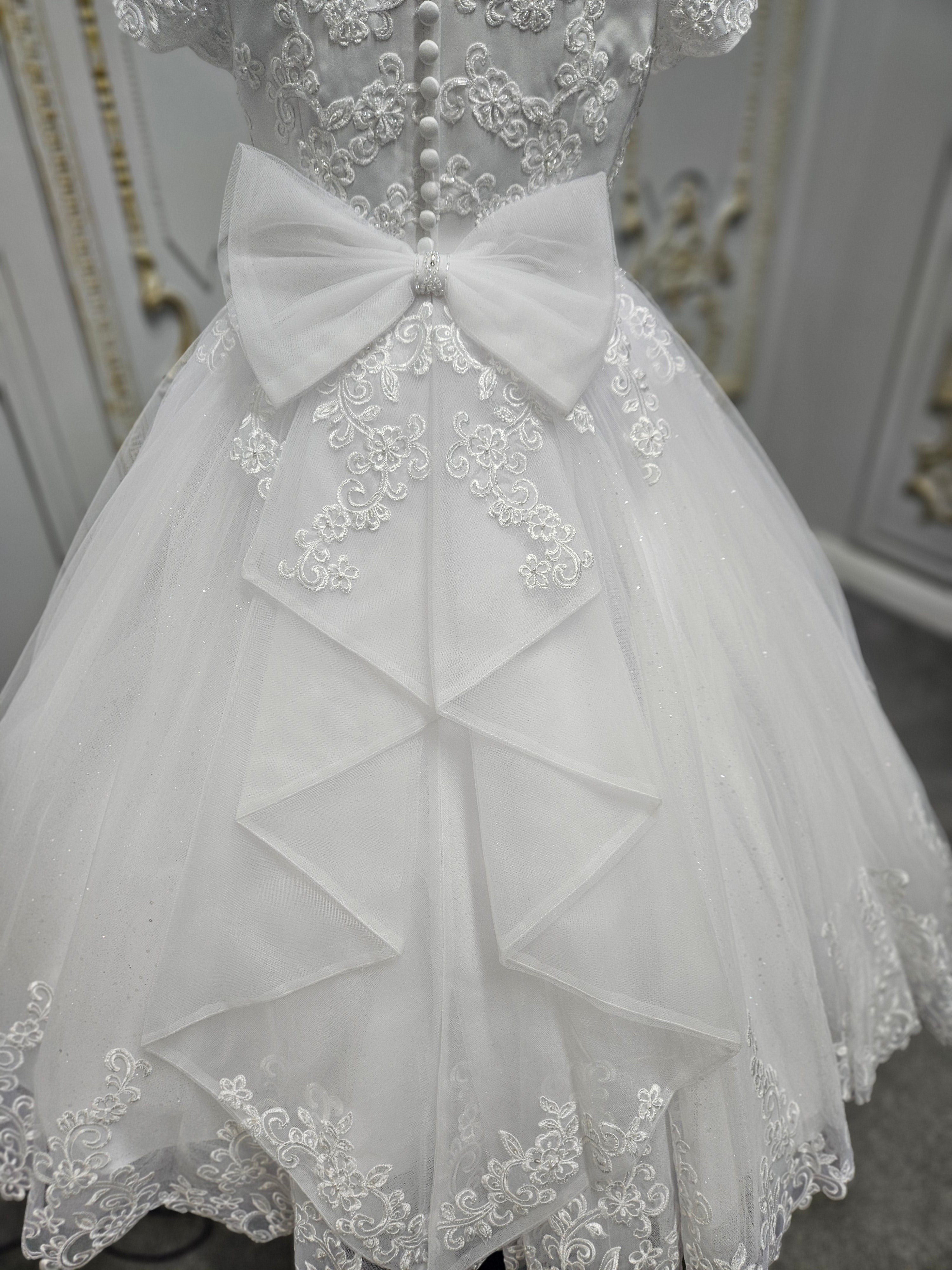 COMMUNION DRESS Isabella Girls White Communion Dress IS26388 EXCLUSIVE TO KINDLE