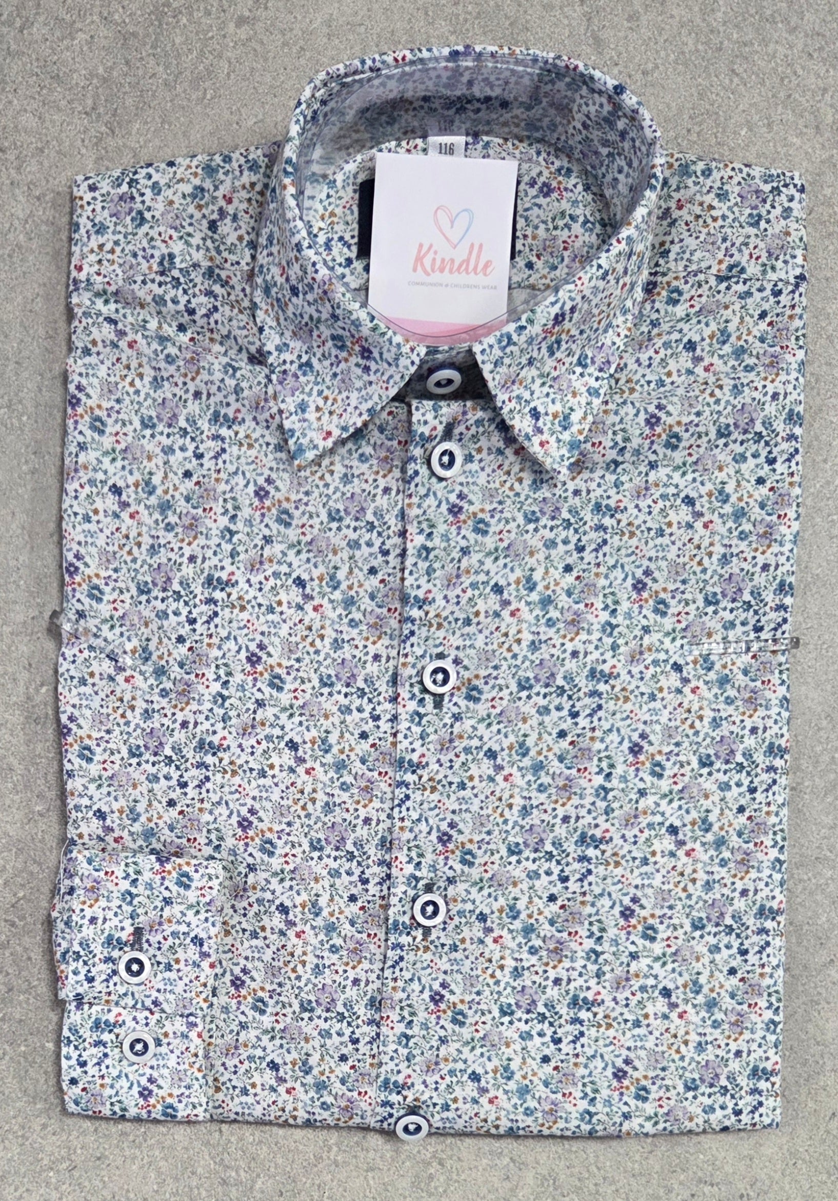 KINDLE PD Multi Colour Micro Floral Shirt