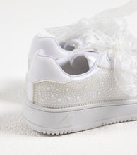 Load image into Gallery viewer, Sweeties By Sweetie Pie Girls White Sneaker Shoes:- Diana Flats
