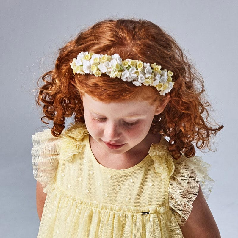 SUMMER SALE Mayoral Flower hairband girl