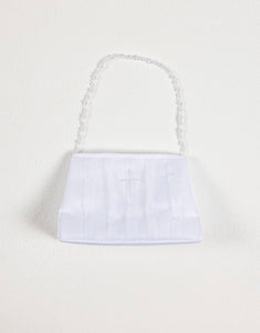 Sweetie Pie Girls White Communion Bag:- B1