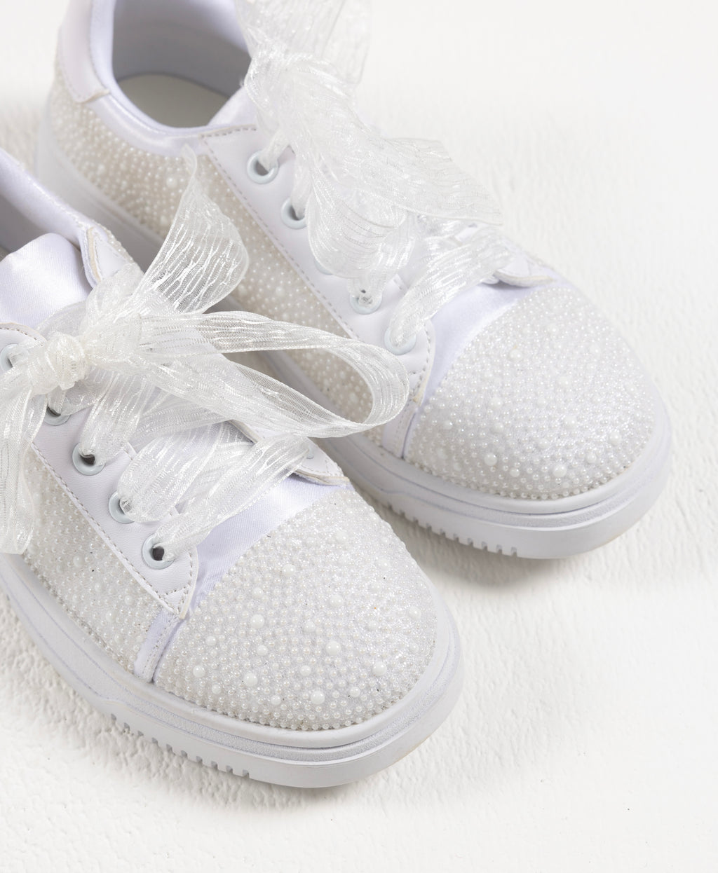 SALE SHOES Sweeties By Sweetie Pie Girls White Sneaker Shoes:- Diana Flats