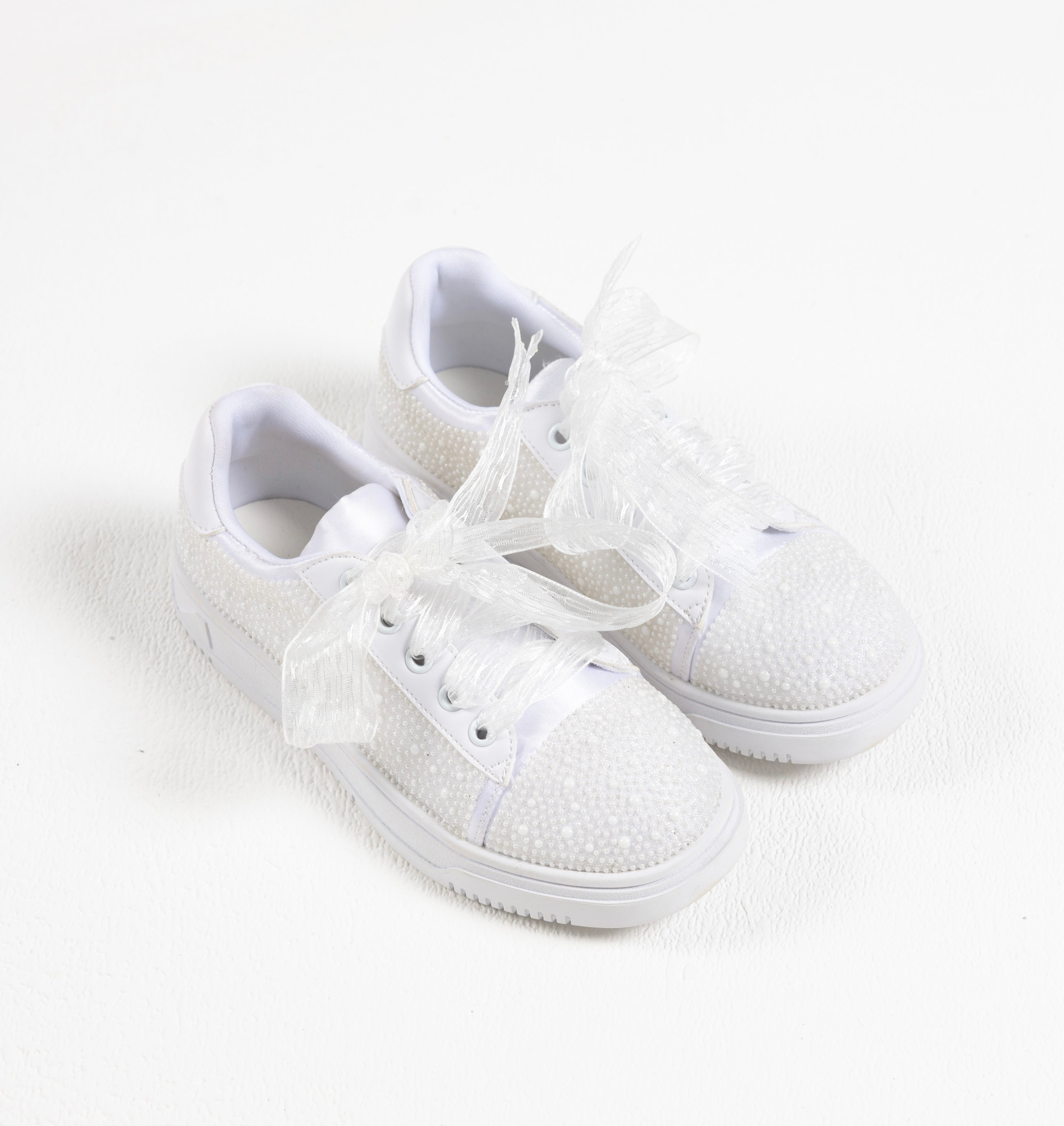 SALE SHOES Sweeties By Sweetie Pie Girls White Sneaker Shoes:- Diana Flats
