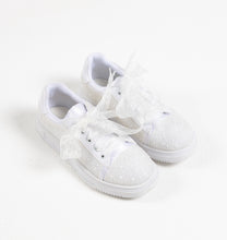 Load image into Gallery viewer, Sweeties By Sweetie Pie Girls White Sneaker Shoes:- Diana Flats
