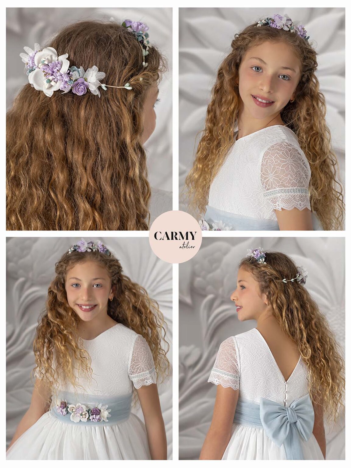 Carmy Girls Holy Communion Dress:- 5120 Ivory