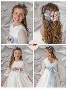 Carmy Girls Holy Communion Dress:- 5621 Ivory