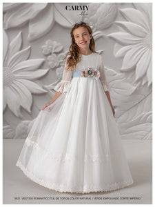 Carmy Girls Holy Communion Dress:- 5621 Ivory