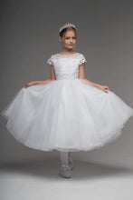 Load image into Gallery viewer, Paula&#39;s Communion Girls White Communion Dress:- PJ63
