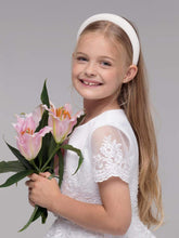 Load image into Gallery viewer, Paula&#39;s Communion Girls White Communion Dress:- PJ55
