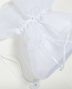 Sweetie Pie Girls White Communion Bag:- B2