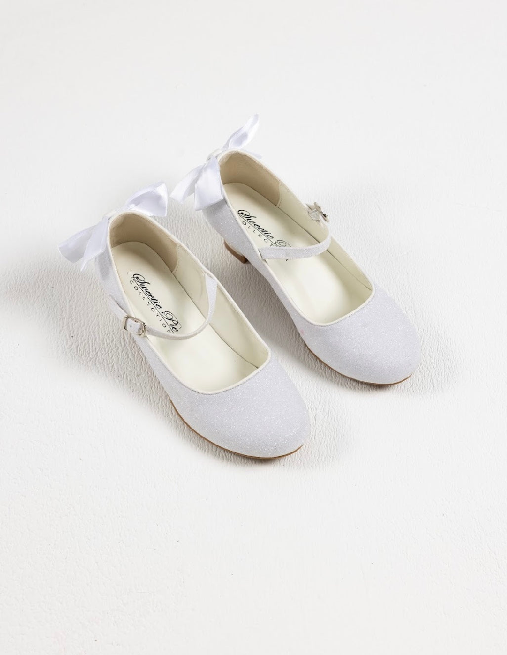 SALE SHOES Sweeties By Sweetie Pie Girls White Shoes:- SW6134 Heels