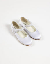 Load image into Gallery viewer, Sweeties By Sweetie Pie Girls White Shoes:- SW6136 Flats
