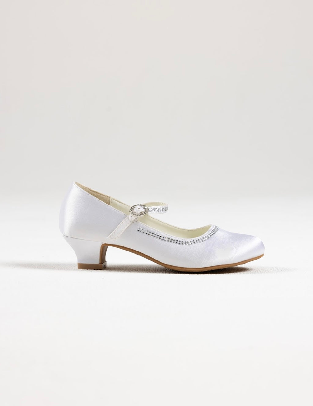 SALE SHOES Sweeties By Sweetie Pie Girls White Shoes:- SW6138 Heels