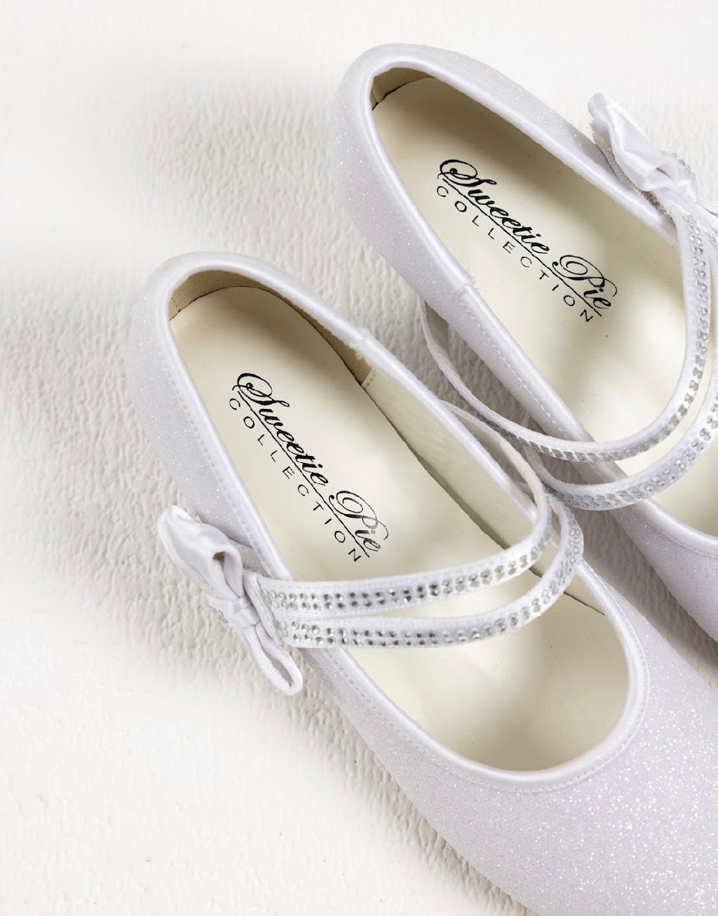 SALE SHOES Sweeties By Sweetie Pie Girls White Shoes:- SW6137 Heels