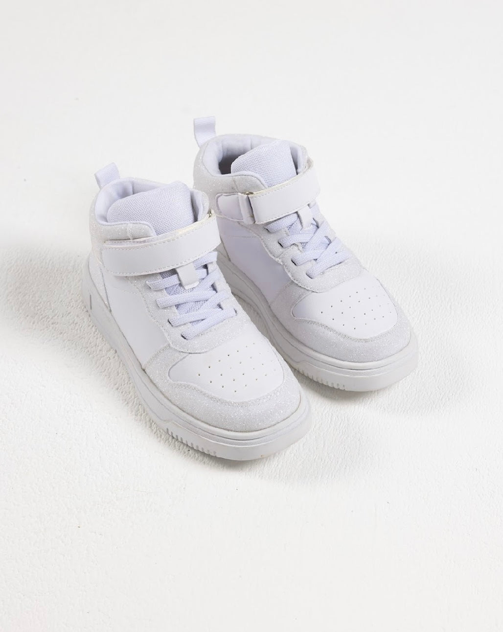 SALE SHOES Sweeties By Sweetie Pie Girls White Sneaker Shoes:- Leah Flats