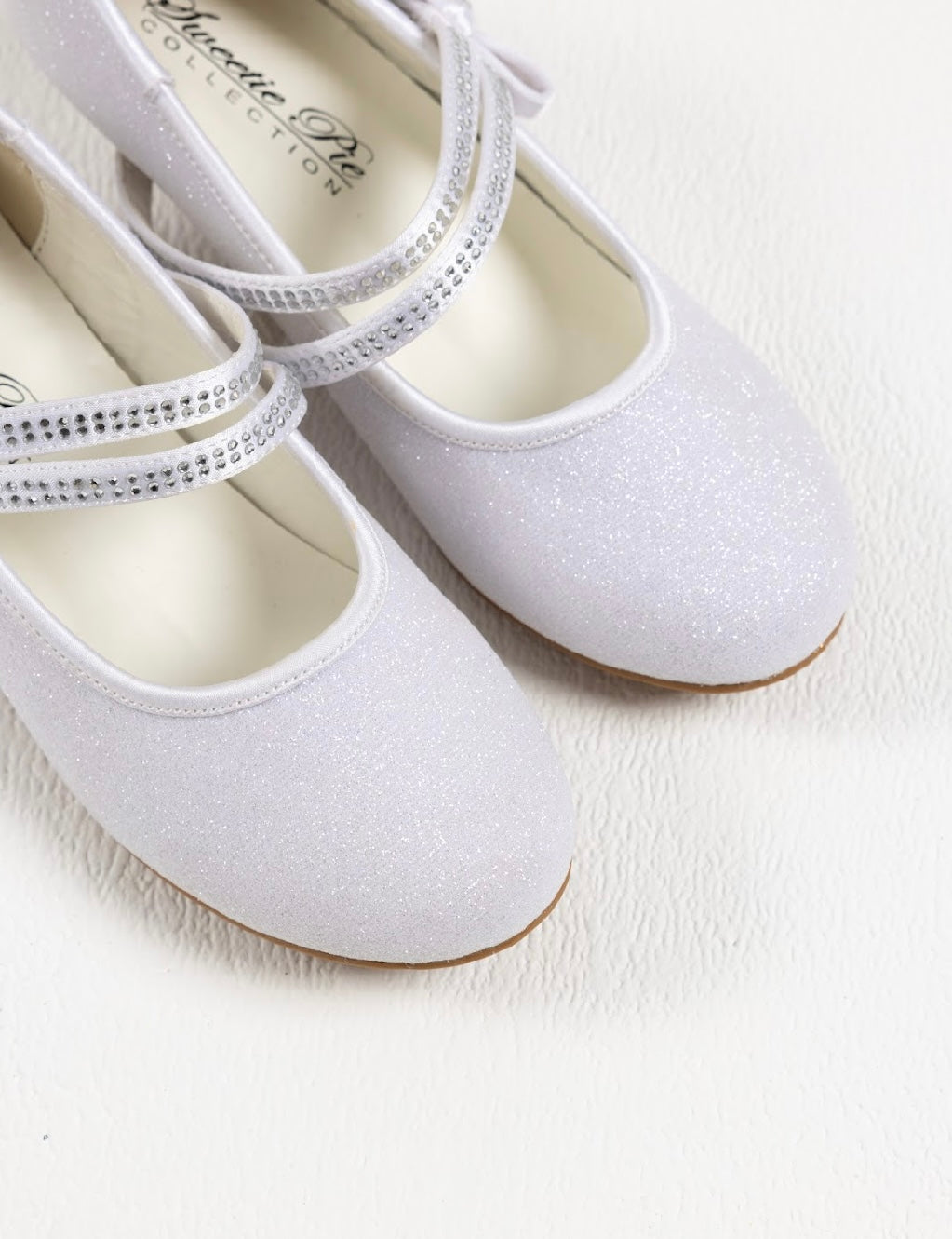 SALE SHOES Sweeties By Sweetie Pie Girls White Shoes:- SW6137 Heels