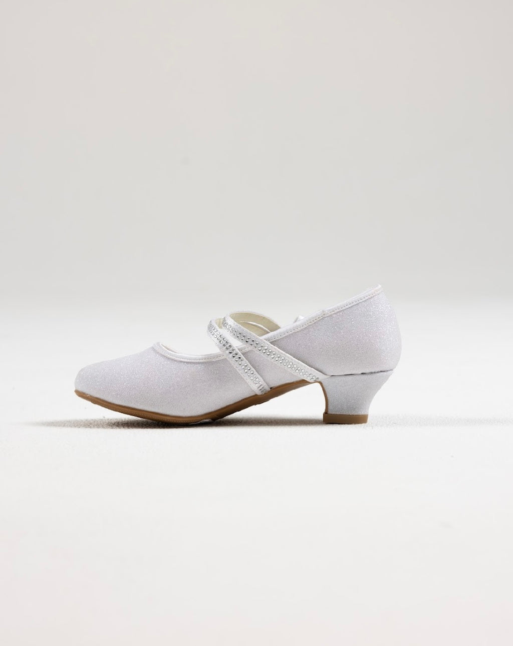SALE SHOES Sweeties By Sweetie Pie Girls White Shoes:- SW6137 Heels
