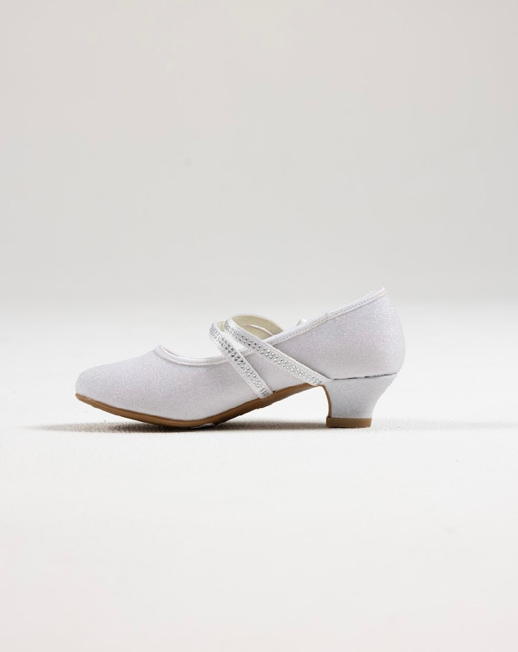 SALE SHOES Sweeties By Sweetie Pie Girls White Shoes:- SW6137 Heels