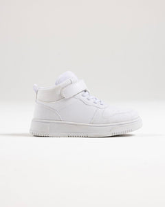 Sweeties By Sweetie Pie Girls White Sneaker Shoes:- Leah Flats