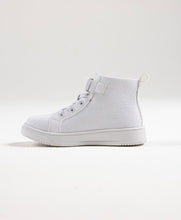 Load image into Gallery viewer, Sweeties By Sweetie Pie Girls White Sneaker Shoes:- Sadie Flats
