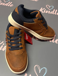 SALE Tommy Bowe St Johns Boys Shoes:- Camel