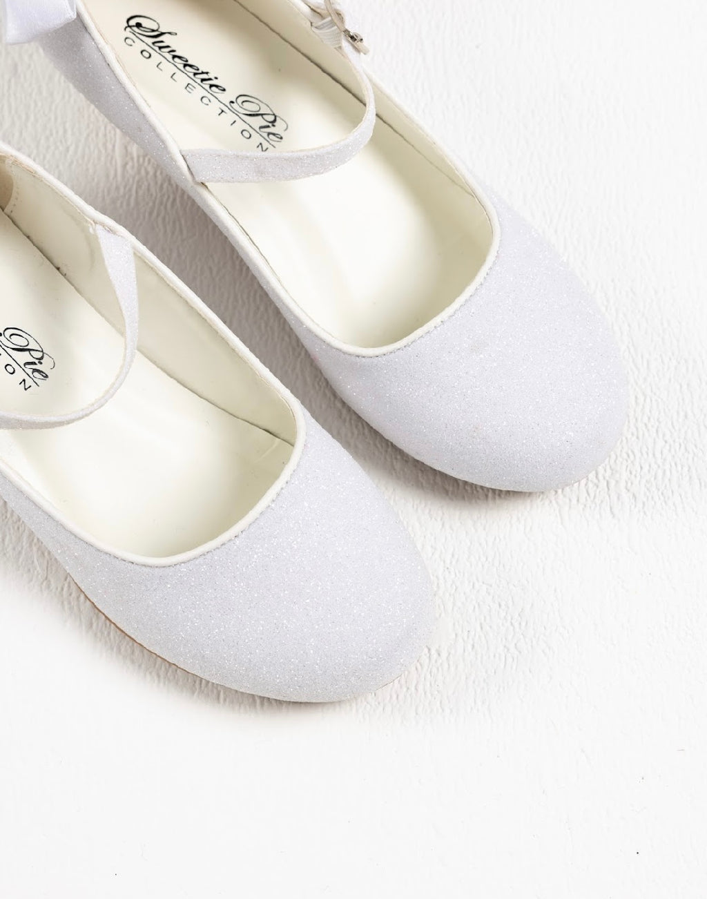 SALE SHOES Sweeties By Sweetie Pie Girls White Shoes:- SW6134 Heels