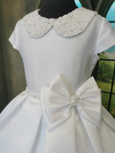 KINDLE EXCLUSIVE Girls White Communion Dress:- PJ33