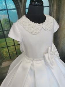 KINDLE EXCLUSIVE Girls White Communion Dress:- PJ33