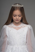 Load image into Gallery viewer, Paula&#39;s Communion Girls White Communion Dress:- PJ69
