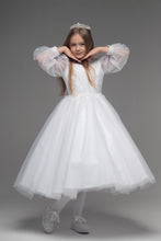 Load image into Gallery viewer, Paula&#39;s Communion Girls White Communion Dress:- PJ69
