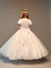 Load image into Gallery viewer, Paula&#39;s Communion Girls White Communion Dress:- PJ90
