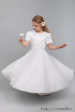 Load image into Gallery viewer, Paula&#39;s Communion Girls White Communion Dress:- PJ95
