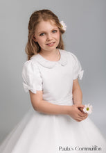Load image into Gallery viewer, Paula&#39;s Communion Girls White Communion Dress:- PJ95
