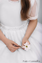 Load image into Gallery viewer, Paula&#39;s Communion Girls White Communion Dress:- PJ93
