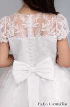 Load image into Gallery viewer, Paula&#39;s Communion Girls White Communion Dress:- PJ80
