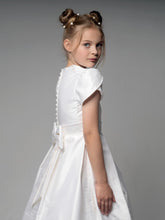 Load image into Gallery viewer, Paula&#39;s Communion Girls White Communion Dress:- PJ86
