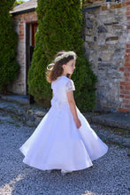 Load image into Gallery viewer, Isabella Girls White Communion Dress:- IS26338
