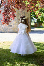 Load image into Gallery viewer, Isabella Girls White Communion Dress:- IS26342
