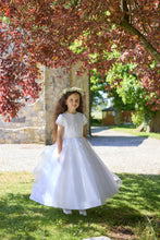 Load image into Gallery viewer, Isabella Girls White Communion Dress:- IS26342
