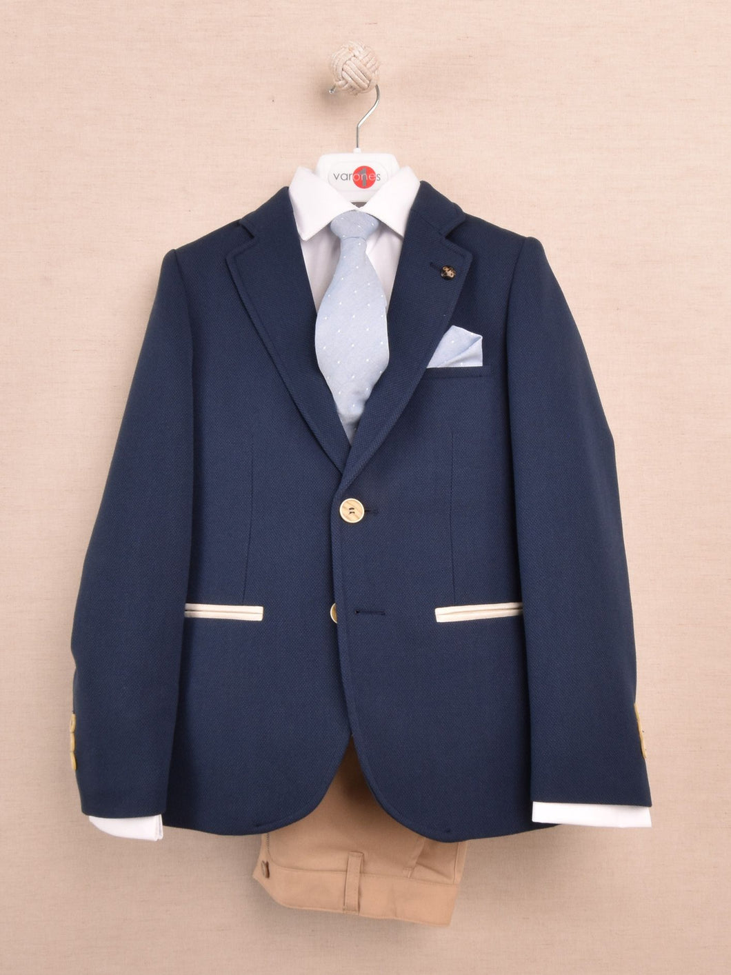 One Varones Boys Navy Blazer:- 10-0408878