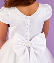 Load image into Gallery viewer, Peridot Girls White Communion Dress:- Tiana
