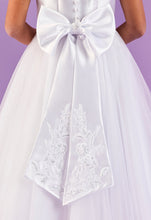 Load image into Gallery viewer, Peridot Girls White Communion Dress:- Liberty
