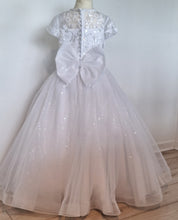 Load image into Gallery viewer, Rosa Bella By Sweetie Pie Girls White Communion Dress:- RB686
