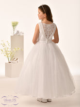 Load image into Gallery viewer, Sweetie Pie Girls White Communion Dress:- 5025
