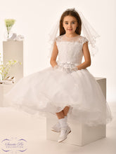 Load image into Gallery viewer, Sweetie Pie Girls White Communion Dress:- 5031
