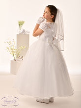 Load image into Gallery viewer, Sweetie Pie Girls White Communion Dress:- 5034
